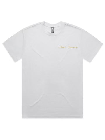 White Original Silent Assassin tee